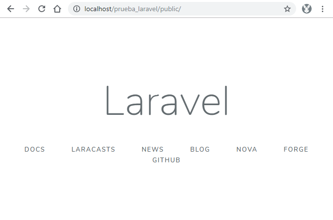 Aplicación web creada con Laravel