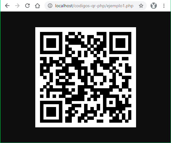 Php qr code не работает