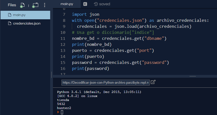 Trabajar con JSON en Python 3
