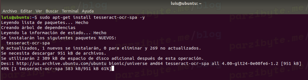 ubuntu ocr image to text
