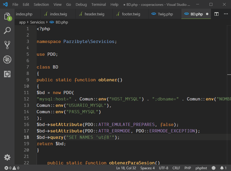 Formatear código de PHP en Visual Studio Code - Parzibyte's blog
