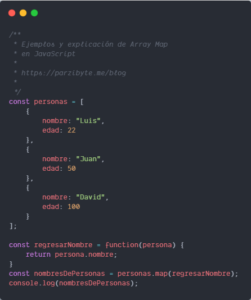 Array Map En JavaScript - Tutorial Y Ejemplos - Parzibyte's Blog