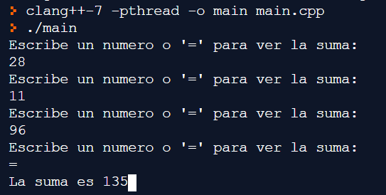 Sumar números hasta encontrar carácter en C++
