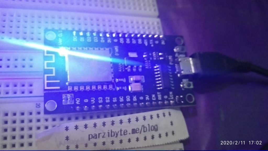 LED integrado en ESP 8266 NodeMCU - encender y apagar