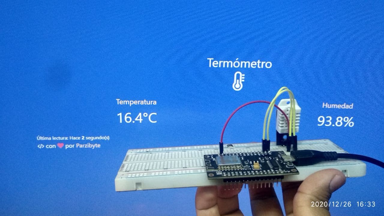 Sensor de Temperatura WiFi Termómetro, monitoreo por internet