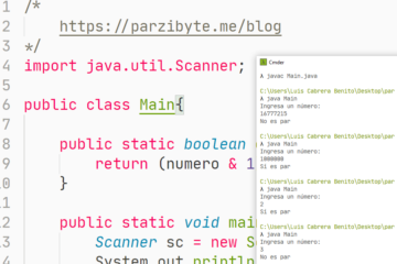 Java Saber Si Numero Es Par Sin Modulo Parzibyte S Blog