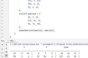 Sumar matrices en Java - Programación