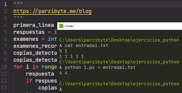 Python Detectando Copia En Exámenes Ejercicio Resuelto Parzibytes Blog 3518