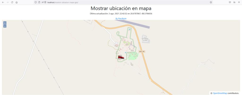 Mostrar ubicación de usuario en mapa usando JavaScript, GPS y OpenLayers