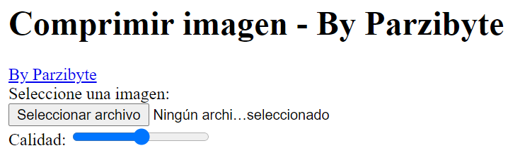 Reducir tamaño de imagen con JavaScript