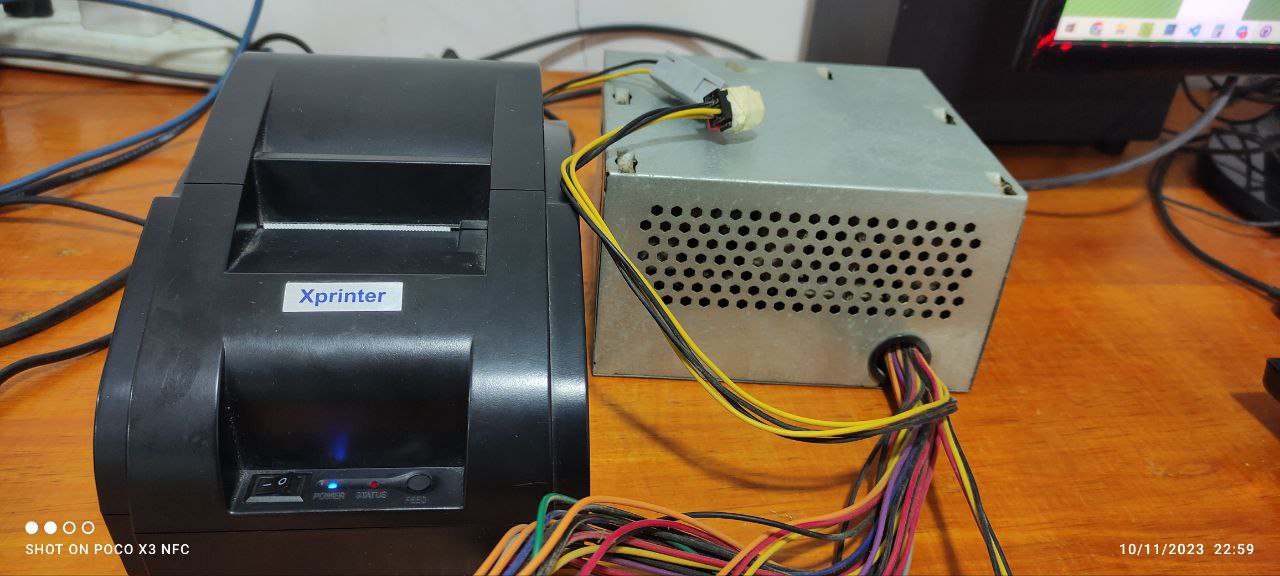 Xprinter con fuente de poder ATX - Solución a impresión parcial