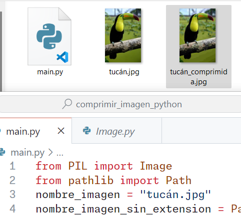 Comprimir imagen con Python (Reducir calidad o resolución)