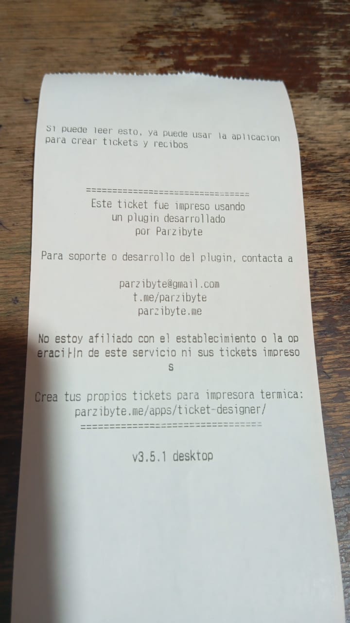 Impresora térmica Techmar FK-POS80CC-II ticket impreso